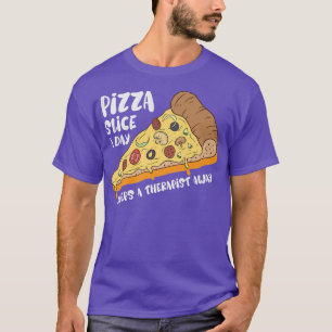 Camiseta Pizza Fatia Por Dia Pizza Pover Quatro Queijos Piz