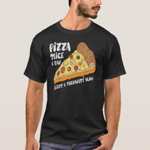Camiseta Pizza Fatia Por Dia Pizza Quatro Queijo Pizza Food