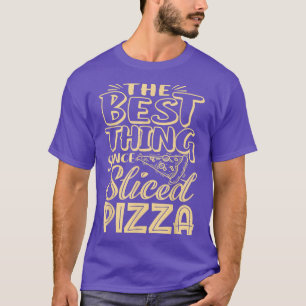 Camiseta Pizza Fatiada Engraçada Para Homens, Mulheres, Cri