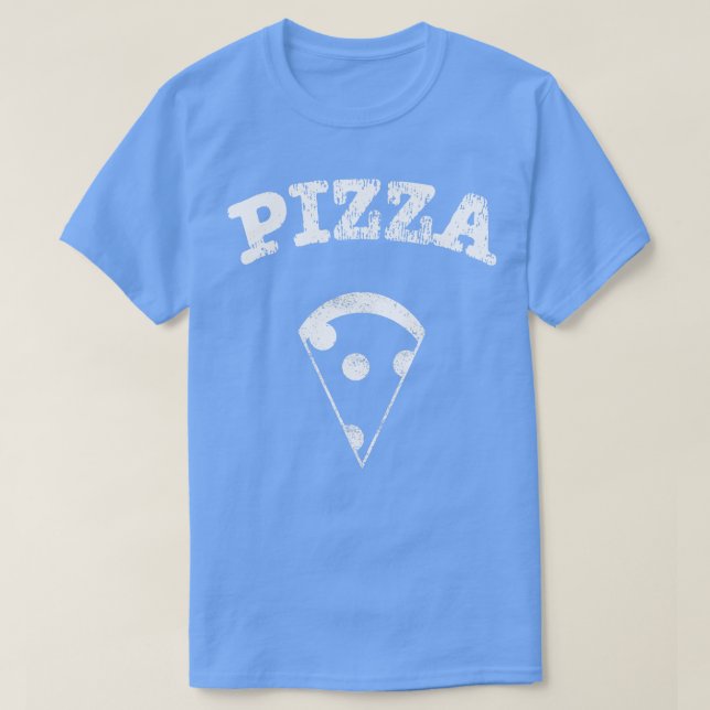 Camiseta Pizza Fatiada Pizzaria, Fatia de Comida favorita (Frente do Design)