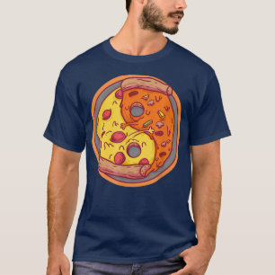 Camiseta Pizza Fatias Cuddling Them Outros Yinyan Gift 2426