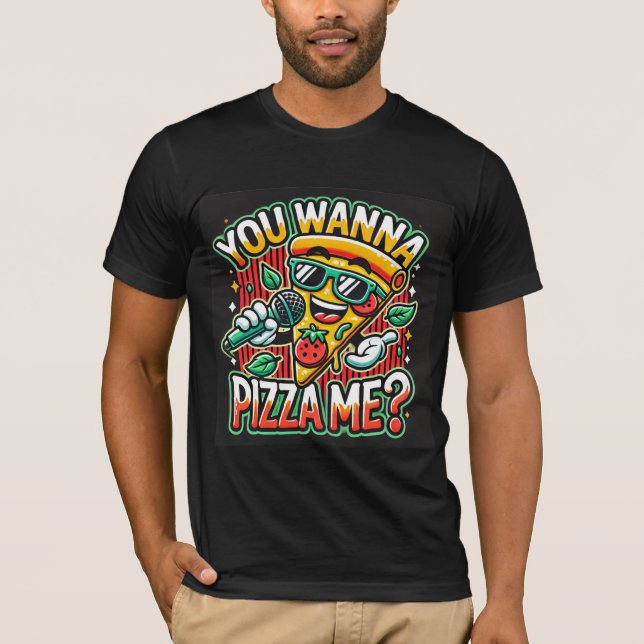 Camiseta pizza fina (Frente)