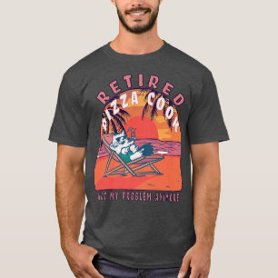 Camiseta Pizza Frescada Cozinha Cozinha Aposentadoria Vinta