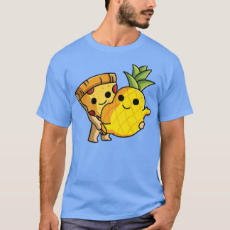 Camiseta Pizza Hawaii amantes dançando pose de abacaxi e Pi