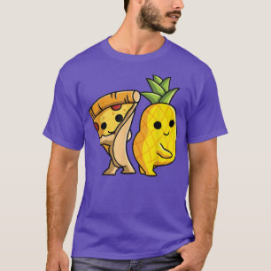 Camiseta Pizza Hawaii Casal Dança Abacaxi E Pizza Love