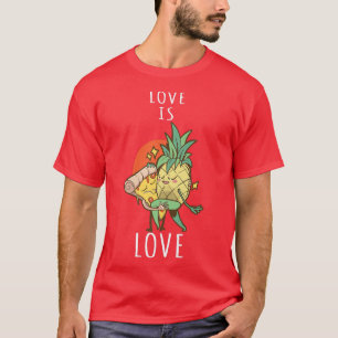 Camiseta Pizza Hawaii Pineapple Pizza Comida 694