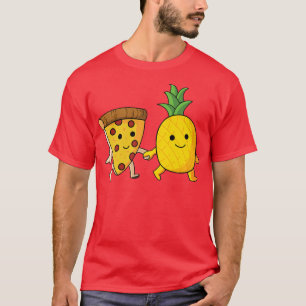 Camiseta Pizza Hawaii Pineapple Pizza Premium Comida