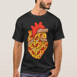 Camiseta Pizza Heart Slice Neapolitan Lover Pizzeria Pizzai