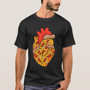 Camiseta Pizza Heart Slice Neapolitan Lover Pizzeria Pizzai