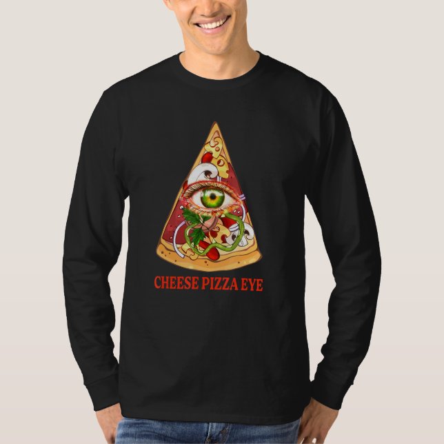 Camiseta Pizza Illuminati All Seeing (Frente)