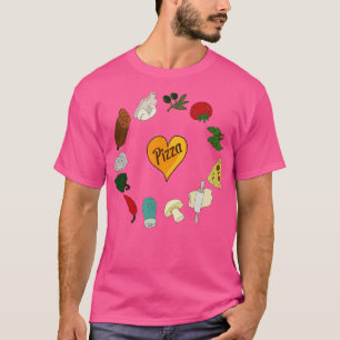 Camiseta Pizza Ingredientes 4