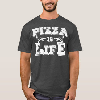 Camiseta Pizza Is Life Cool Italian Food Lover Tee 17313370