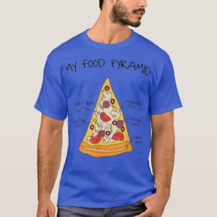Camiseta Pizza Is My Food Pyramid Funny Pizza Lover Foodie