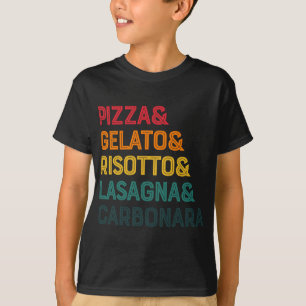 Camiseta Pizza Itália Comida Icônica Itália Famosa Foodie D
