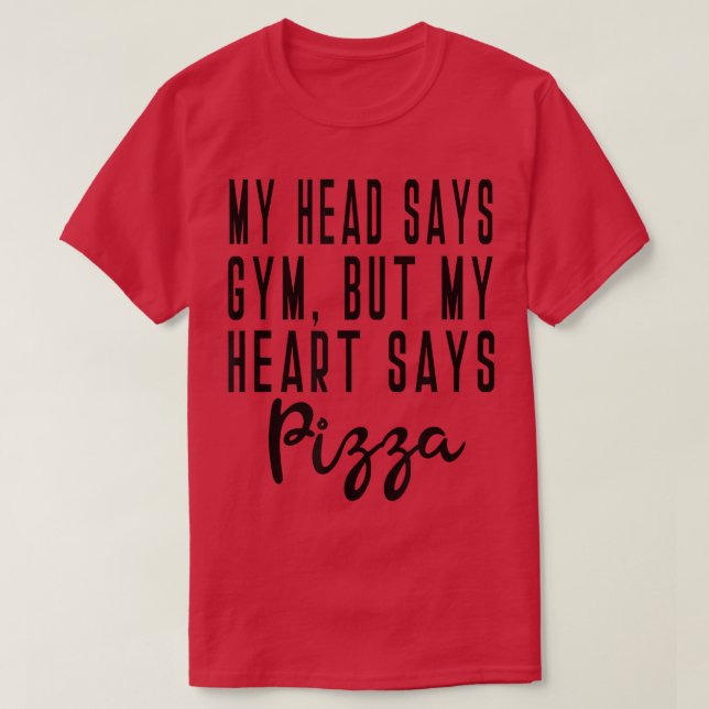 Camiseta Pizza Itália Funny Yoga Eercise Barre Sport (Frente do Design)