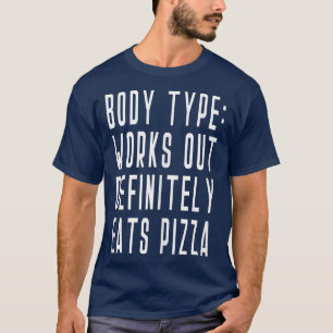 Camiseta Pizza Itália Funny Yoga Exercício Barre Spor
