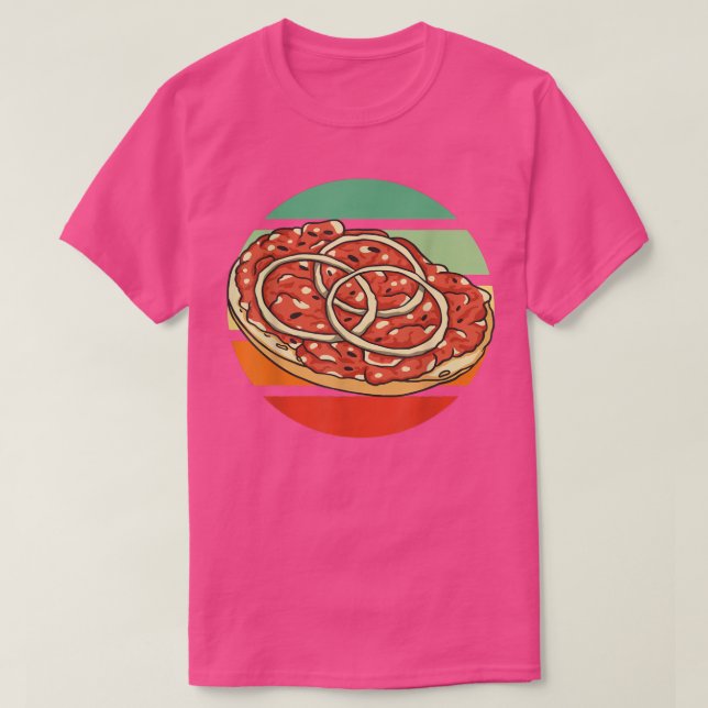 Camiseta Pizza italiana Água para a Boca Fundo de Comida do (Frente do Design)