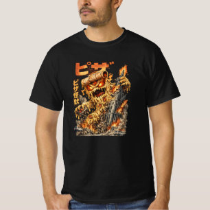 Camiseta Pizza Kaiju – A Destruição Queijosa
