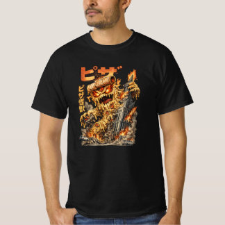 Camiseta Pizza Kaiju – The Cheesy Destruction