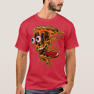 Camiseta Pizza Louca Fatia de Pizza Italiana Comida de Pata