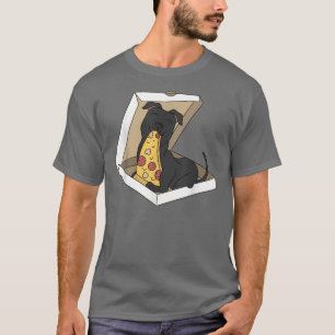Camiseta Pizza Lover Black Dog T-Shirt