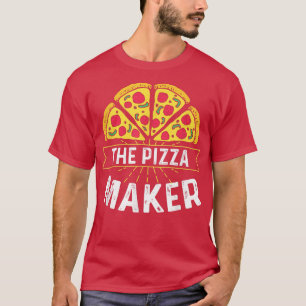 Camiseta Pizza Maker, Engraçado Crus De Queijo De Comida Rá