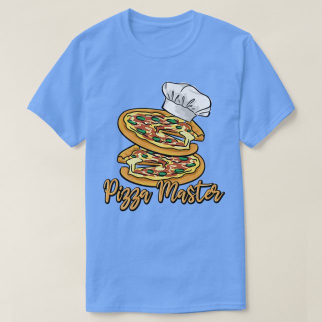 Camiseta Pizza Master Comida Italiana Chef 21954190 (Frente do Design)