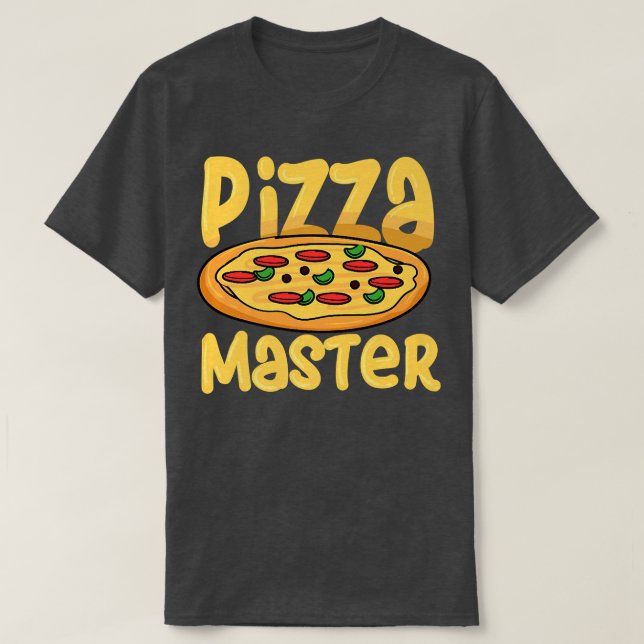 Camiseta Pizza Master Funny Saying Pizza Maker Food 2188418 (Frente do Design)