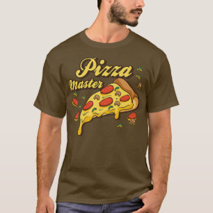 Camiseta Pizza Mestre Comida Italiana Pizza Chef T-Shirt