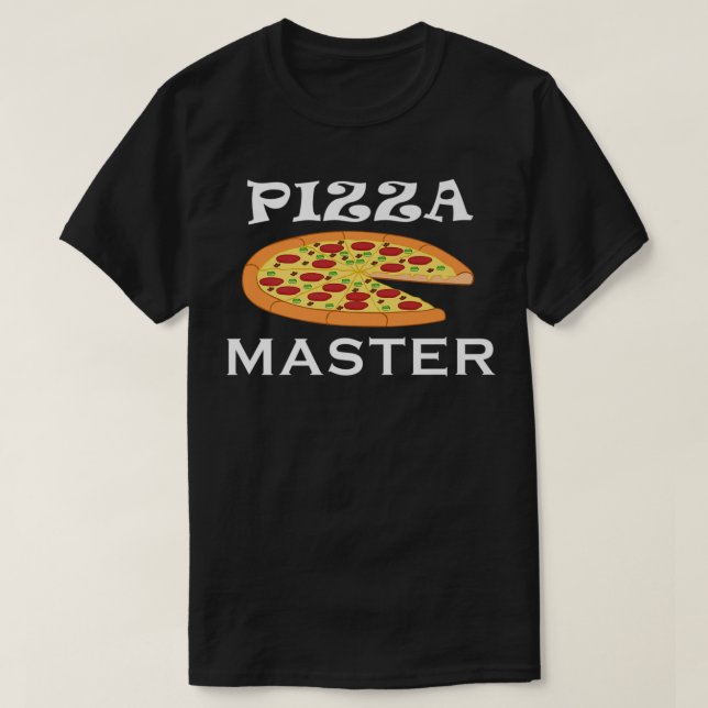 Camiseta Pizza Mestre Hobby Pizza Chef Engraçado Dizendo (Frente do Design)