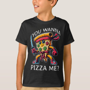 Camiseta Pizza Ninja Estilo Karate Você Quer Uma Pizza De M