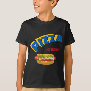 Camiseta Pizza Nós Nervamos Pizza Engraçada Pizza Hotdog Fo