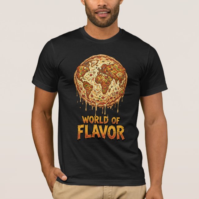Camiseta Pizza Overload Planet (Frente)