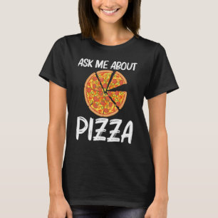 Camiseta Pizza Para Homens Mulheres Fatia de Pizza Italiana