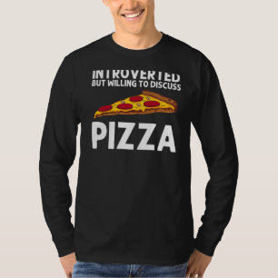 Camiseta Pizza Para Homens Pizza De Comida Italiana Peppero