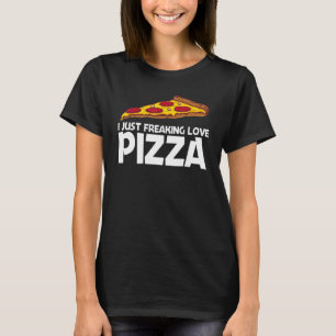 Camiseta Pizza Para Homens Pizza De Comida Italiana Peppero