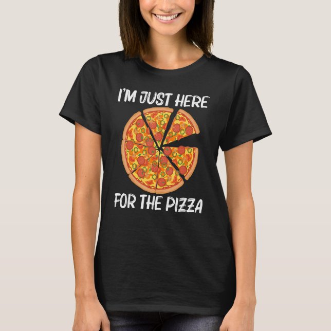 Camiseta Pizza Para Homens Pizza Italiana Comida 1 (Frente)