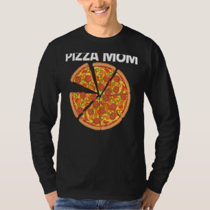 Camiseta Pizza Para Mãe Mãe Comida De Pizza Italiana