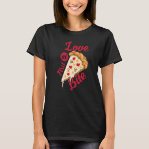 Camiseta Pizza Para Meninas Diversão Gag Restaurante Italia
