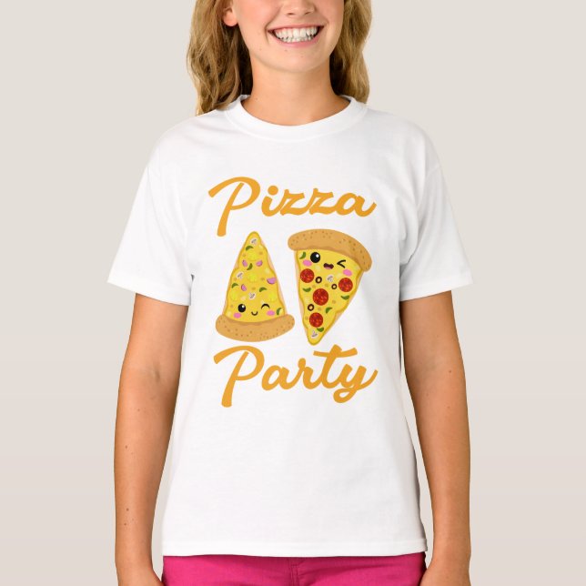 Camiseta Pizza Party (Frente)