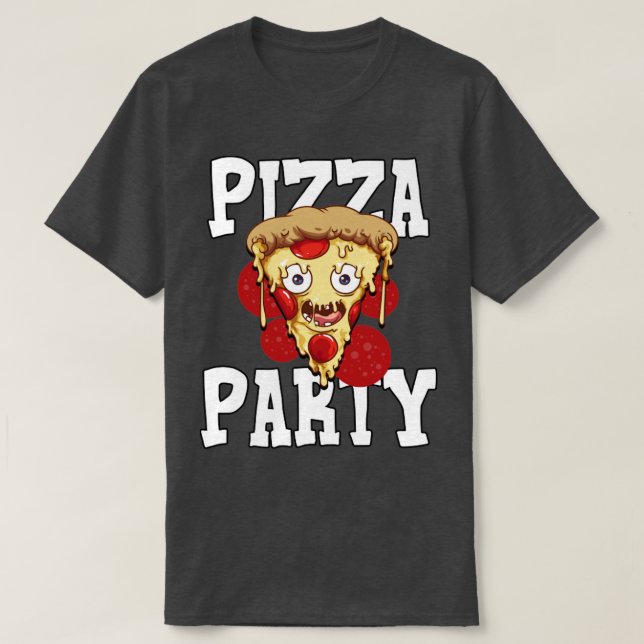 Camiseta Pizza Party (Frente do Design)