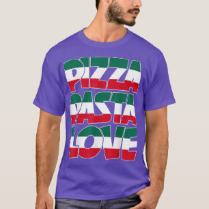 Camiseta Pizza Pasta Love Graphic Design Italiano American 