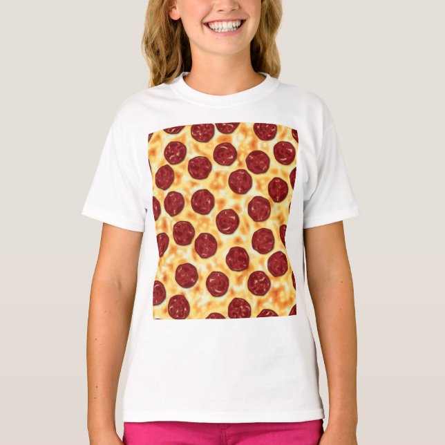 Camiseta Pizza Pepperoni (Frente)