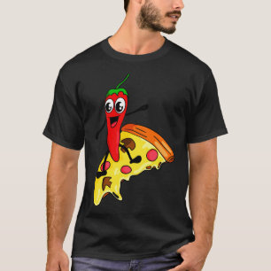 Camiseta Pizza Pepperoni Surfing