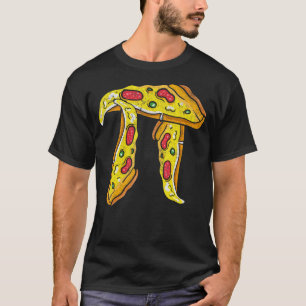 Camiseta Pizza Pi Dia Pi Símbolo Crianças Jovens Jovens Cri