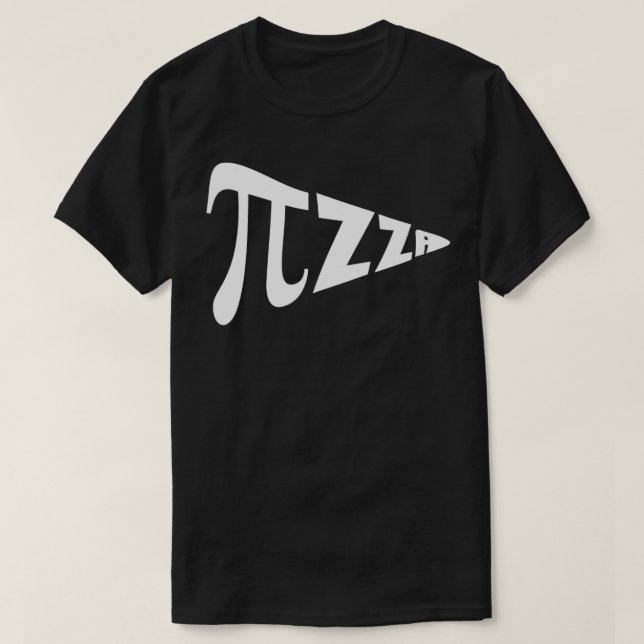 Camiseta Pizza Pi Engraçado De Volta À Matemática Na Escola (Frente do Design)