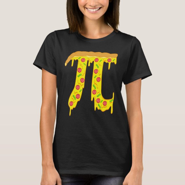 Camiseta Pizza Pi Funny Pi Day Gift Funny Pizza Pi (Frente)