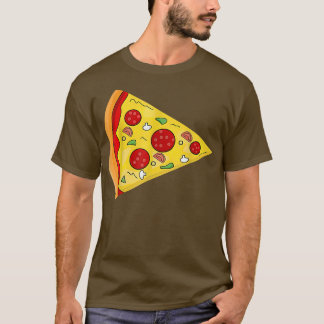 Camiseta Pizza Pie & Slice Pai E Son Matando Pizza Fathe