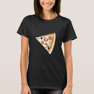 Camiseta Pizza Pie & Slice Pai E Son Matando Pizza Fathe