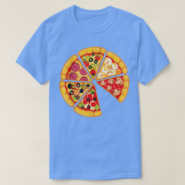 Camiseta Pizza Pie & Slice Pai E Son Matando Pizza Fathe (Frente do Design)